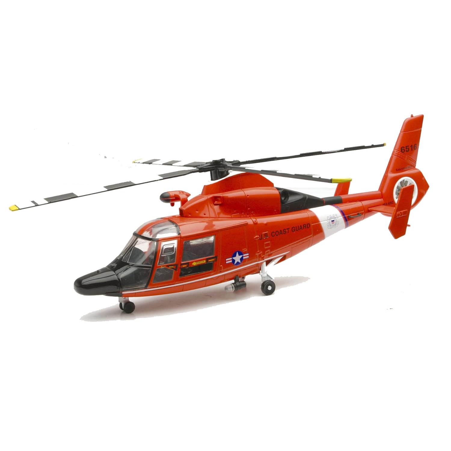 NewRay 1/48 Scale Diecast US Coast Guard Eurocopter HH65C Dauphin