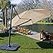 Coolaroo Cantilever Umbrella Round 12' Smoke