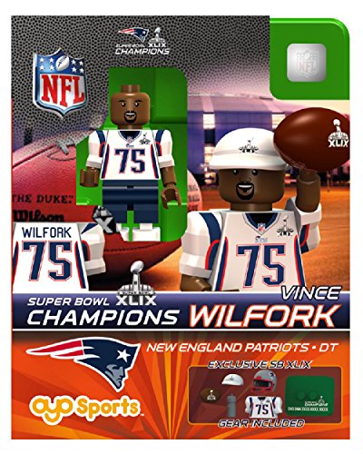 Vince Wilfork OYO NFL New England Patriots G2 Series 4 Super Bowl XLIX Champions Mini Figure Limited Edition