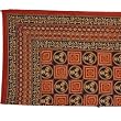 Cotton Bedspreads Block Print Coverlet Size Twin