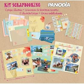 Panodia - Panodia Kit Scrapbooking Creato Voyages Vacances