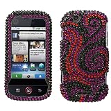 61MpQFZz6SL. SL160  Black Swan Diamante Protector Case Phone Cover for Motorola CLIQ  T Mobile