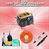 Kata SB-907 GDC Large Reporter Shoulder Case + Camera Cleaning Kit