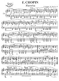 Chopin Mazurka Op. 56, No. 2: Instantly download and print sheet music