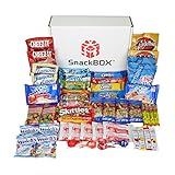Care Package for College Students, Military, Birthday, or Back to School (50 Count) From Snack Box ...