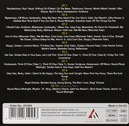 Thelonious Monk - Jazz Box Set