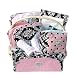 Posh Pink & Black New Baby Girl Gift Basket - Great Shower or Christmas Holiday Gift Idea for Newborns