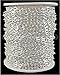 CleverDelights Cable Chain Spool - 100 Feet - Shiny Silver Color - 4x6mm Link - Rolo Chain Bulk Roll