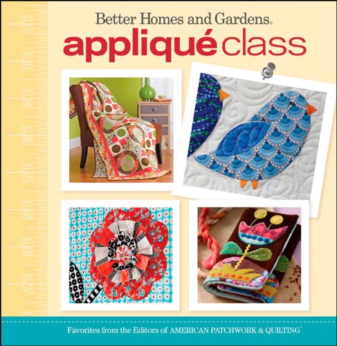 applique class better homes and gardens cooking