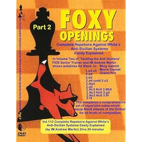 Click here to buy Chess Opening Video: Complete Repertoire against White's Anti-Sicilian Systems Easily Explained,....