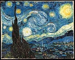 The Starry Night Puzzle - 250 pieces