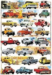 Pickup Trucks Poster - Laminated