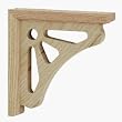 Waddell Mfg Co DT607 Decorative Sunburst Bracket
