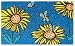 SUN FLOWER COIR DOORMATS - ELEGANT FLOOR MATS - 18