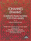 Complete Piano Works for Four Hands (Dover Music for Piano)