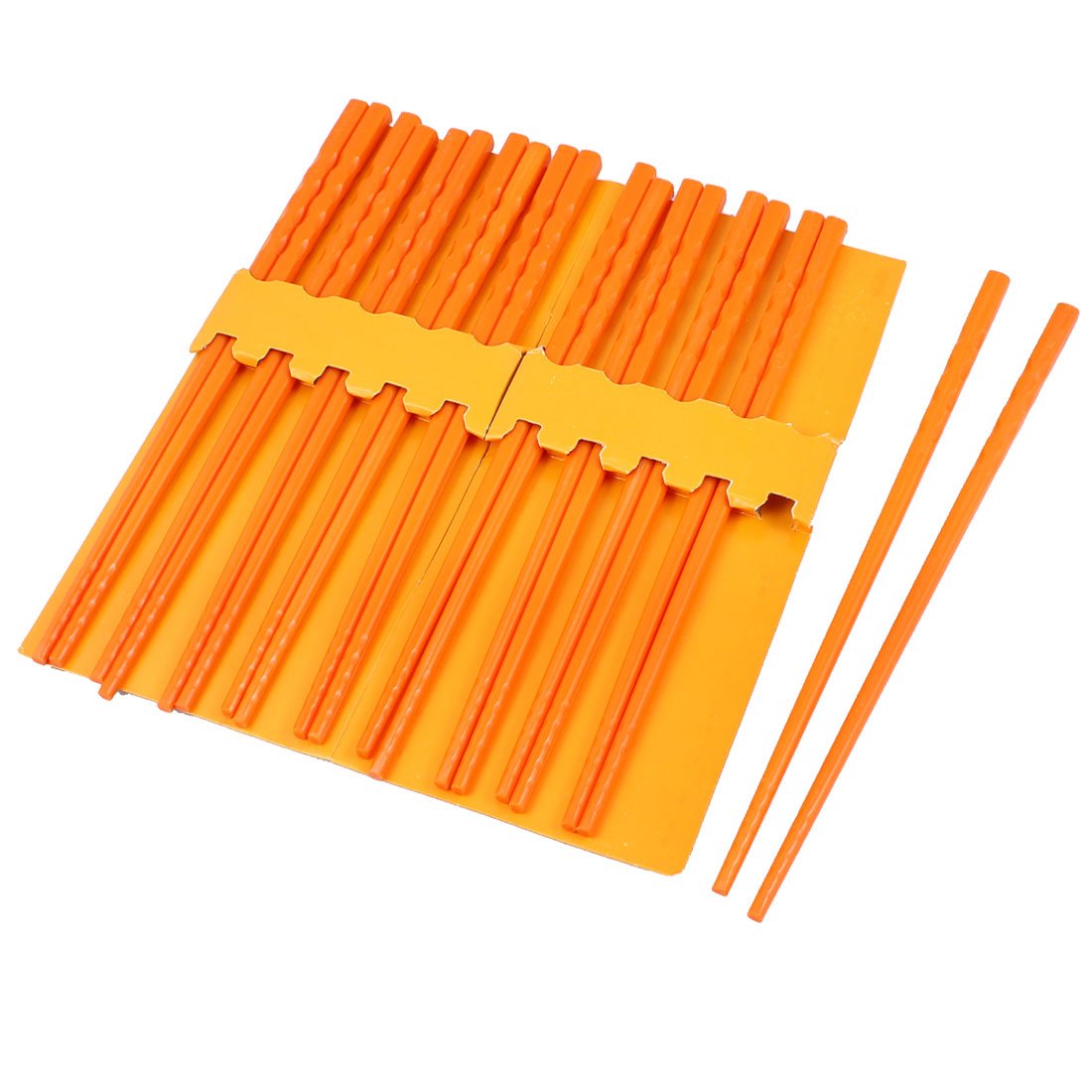 Plastic Kitchen Dishware Nonslip Chopsticks 10 Pairs Orange 
Plastic Kitchen Dishware Nonslip Chopsticks 10 Pairs Orange