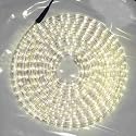 10 m LED Lichtschlauch WARM-WEISS rund Ø 13mm