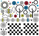 Wallcandy Arts Smarts, Black/White