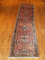 Handmade Antique Iranian Dergazine Rug 2'8"x11'8"