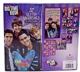Big Time Rush 32 Count Glitter Valentines with 35 Stickers