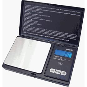 American Weigh Scales AWS-55-SIL Series 55 X .01G Silver
