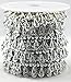 AEAOA 10 Yards 17mm Silver Pearl Rhinestone Chain Trims Sewing Crafts Costume Applique LZ156