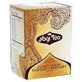 Yogi Tea Healing Formula, Honey Lemon Throat Comfort, Tea Bags, 16-Count Boxes (Pack of 6)