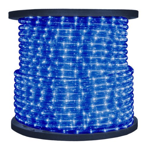 Incandescent - Blue - Rope Light - 1/2 in. - 2 Wire - 120 Volt - 150 ft. Spool - American 033-BL On Sale