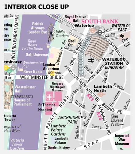 Streetwise London Map - Laminated City Center Street Map of London, England - Folding pocket size travel map with London underground tube map under Maps in The Books Store