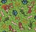 By The Yard Yogi Bear & BooBoo Toss Quilt Cotton Fabric