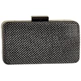 Magid Metal Weave Box Clutch
