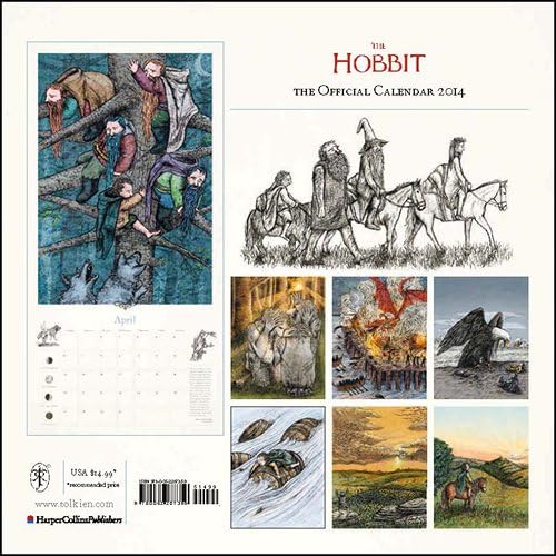 2014 The HOBBIT Official WALL CALENDAR