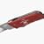 Olympia Tools Internati Turboknife X Red W/5 Blades 33-132