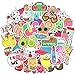Waterproof Cute Vinyl Stickers Pack for Water Bottle Laptop for Teen Girls (50Pcs Beach Style)