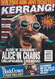 KERRANG MAGAZINE BACK ISSUE 451 ALICE IN CHAINS - IRON MAIDEN - NAPALM DEATH