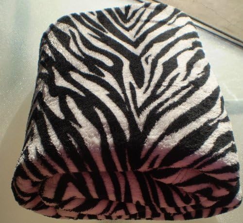 Zebra Print Large Super Soft Warm Coral Fleece Throw or Twin Blanket Gift 60x80