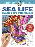 Creative Haven Sea Life Paint by Number (Adult Coloring)