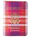 Baekgaard Passport Cover Tartan Brights Cherry/Plum by Vera Bradley - Passport Holder