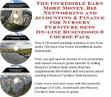 Indoor Furnitures item: The Incredible Earn More Money, Biz Networking and Accounting & Finance for Nursery Furniture Sets On-line Businesses 3 Course Pack