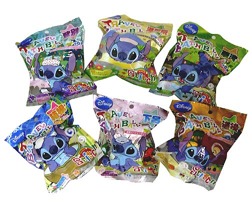 ディズニー/スティッチ☆マスコットが飛び出る入浴剤《登別》