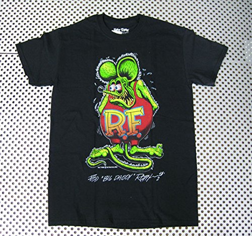 RAT FINK ラットフィンク Tシャツ（RIT209）ロックTシャツ/バンドTシャツ/Tシャツ/ロック/バンド ファッション/Rock/rock/band T-SHIRTS/メンズ／レディース/半袖 アメリカン雑貨　アメリカ雑貨 ラットフィンク (Ｍ)