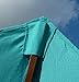 Formosa Covers 9ft Market Patio Umbrella Canopy Replacement - 8 Ribs in Turquoise Olefin - 300D UV Protective and Water Resistant Patio Canopy - Premium Quality Replacement Top Fabric (Canopy Only)