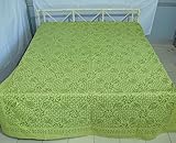 Handmade Casual Bedspread Bed Sheet in with Cut Work