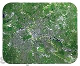 Berlin Satellite Map Mouse Pad