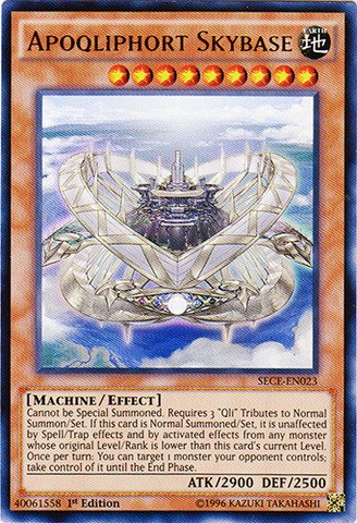 Yu-Gi-Oh! - Apoqliphort Skybase (SECE-EN023) - Secrets of Eternity - 1st Edition - Ultra Rare