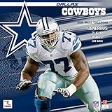 Turner Dallas Cowboys 2016 Mini Wall Calendar, September 2015-December 2016, 7 x 7" (8040560)