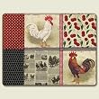 Chicken Scratch 15 x 11.5 inch Tempered Glass Cutting Board