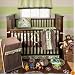 My Baby Sam Paisley Splash 3 Piece Crib Bedding Set, Lime