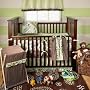 My Baby Sam Paisley Splash 4 Piece Crib Bedding Set, Lime