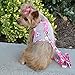 DOGGIE DESIGN Cool Mesh Harness Hawaiian Hibiscus - Pink